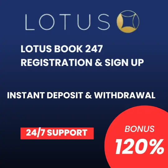 Lotus book 247 sign up and registration